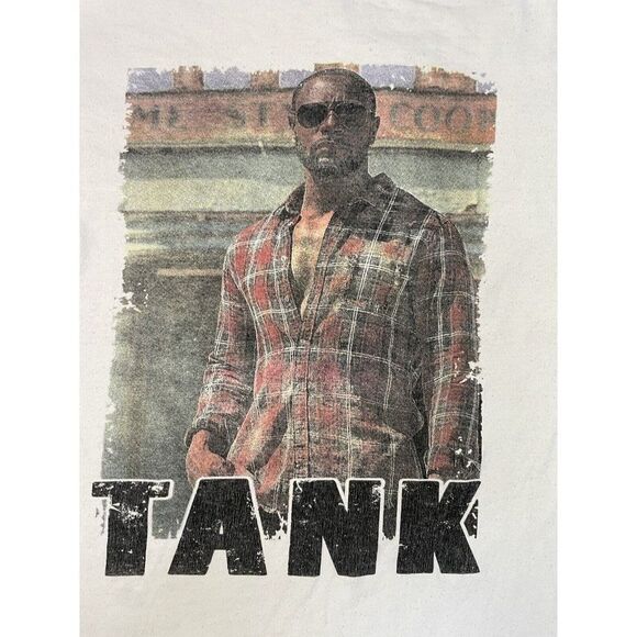 Tank Graphic T-shirt Women XL White Short Sleeve Music - Picture 2 of 5